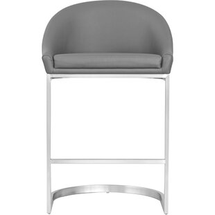 Brushed nickel counter 2024 height bar stools